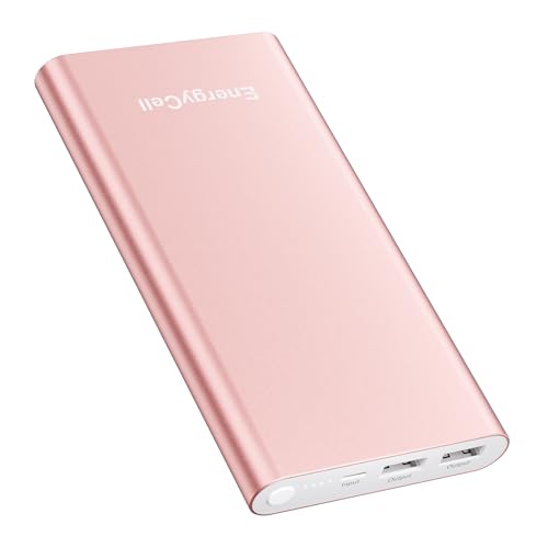 power bank pilot 4gs 12000mah externer akku tragbares ladegerät für iphone samsung huawei - rose gold