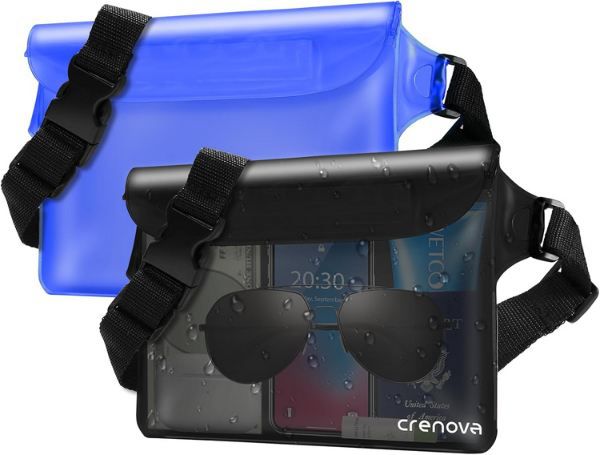 Crenova wasserdichte Bauchtaschen 2er Pack für 6,99 Euro statt 10 Euro