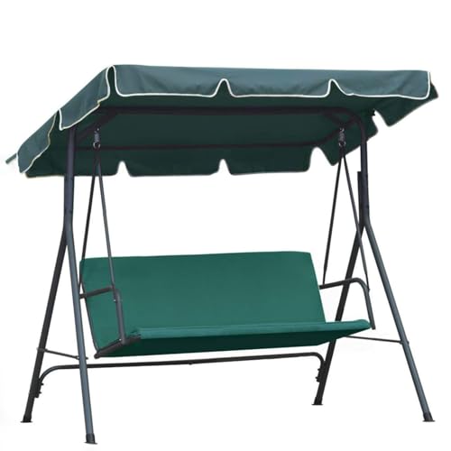 Produktbild: azvfly hollywoodschaukel dachbezug 210x145 cm wetterfest mit uv-schutz armeegrün