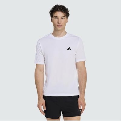 Adidas Workout Essentials Base T-Shirt 3 Stripes, schwarz/grau