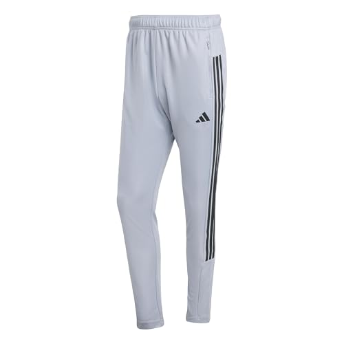 Adidas Workout Essentials All-Set Knit Pant Sporthose silbergrau schwarz Gr. S-XXL