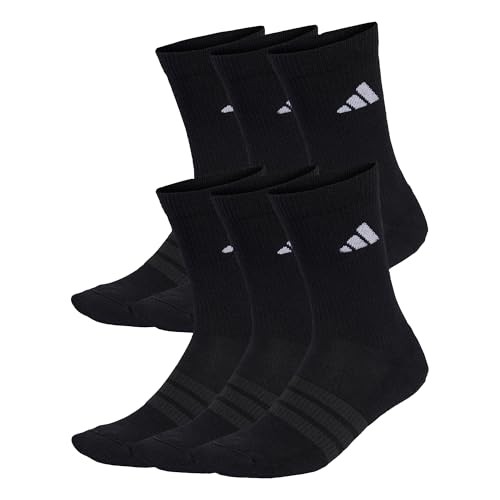 Adidas Cushioned Crew Socken 6 Paar schwarz 31-51