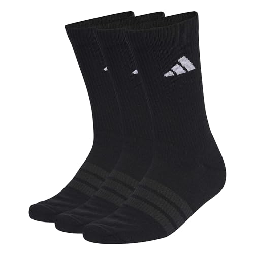 Adidas 3er Pack Sportsocken Cushioned schwarz, lang, Größen 34-51