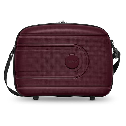 beauty case burgundy red REDOLZ essentials 11 teile kosmetik aufbewahrung