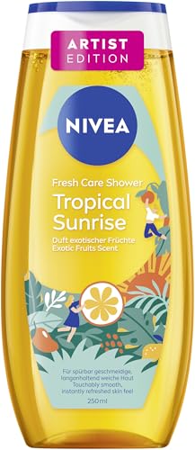 NIVEA Duschgel Tropical Sunrise mit Vitamin C & E, pH-hautneutral, 250 ml