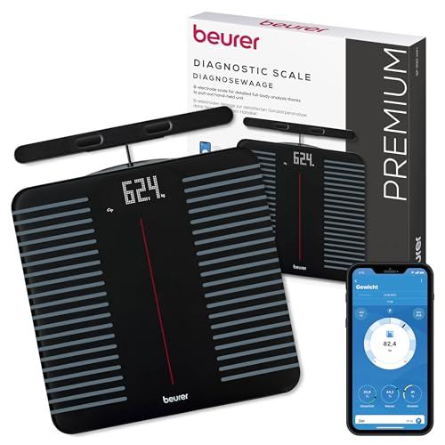 Beurer BF 990 Körperfettwaage mit Handsensoren und LCD-Display