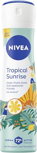 nivea deo spray tropical sunrise 72h schutz gegen schweiß und geruch 150ml
