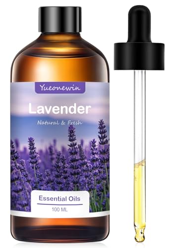 lavender oil 100 ml, ätherisches lavendelöl für diffuser, aromatherapie, geschenke