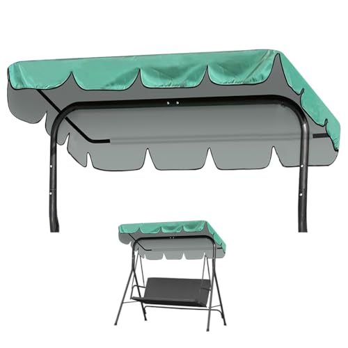 hollywoodschaukel dachbezug wasserdicht 210x145 cm uv-schutz für gartenschaukel