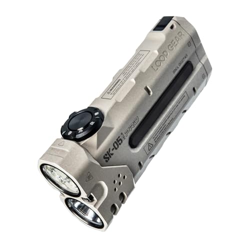 loop gear sk05pro edc taschenlampe 4360 lumen, 8000 mah, ip68 wasserdicht