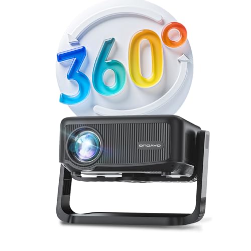 beamer 1080p hd mini-projektor 25000lm mit wi-fi 6 und bluetooth 5.2, onayo