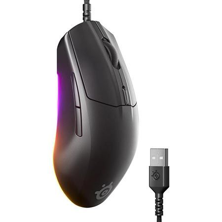 steelseries rival 3 gen 2 gaming-maus 8500 dpi für 36,98 euro statt 43 euro