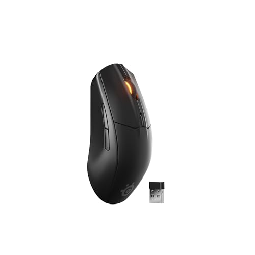 SteelSeries Rival 3 Wireless Gen 2 Maus, 18000 DPI, 1,9 ms Latenz, 2,4 GHz, Bluetooth