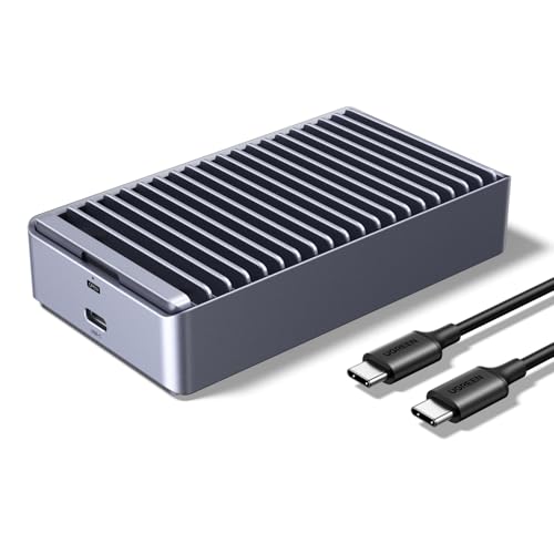 UGREEN m.2 nvme ssd gehäuse, bis 3848 mb/s, usb4, aluminium-kühlkörper, kompatibel mit mac/pc/ps5/xbox