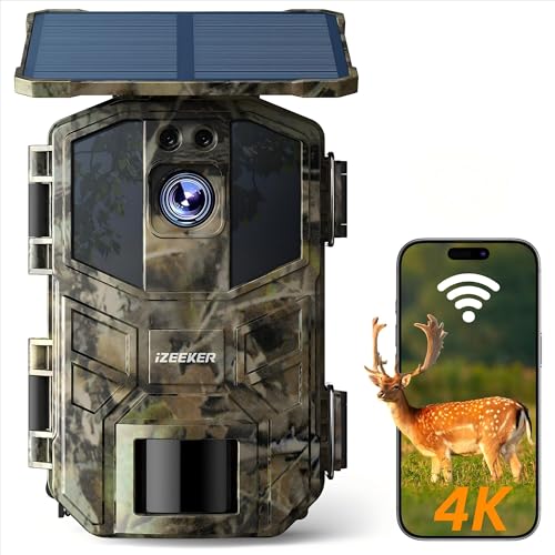 4K solar wildkamera 64MP mit 32 GB micro SD karte