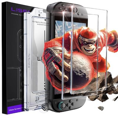 lisen schutzfolie für nintendo switch 2x für 4,99 euro (statt 17 euro)