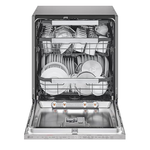 lg db597txs geschirrspüler vollintegrierbar mit besteckschublade und dampfreinigung