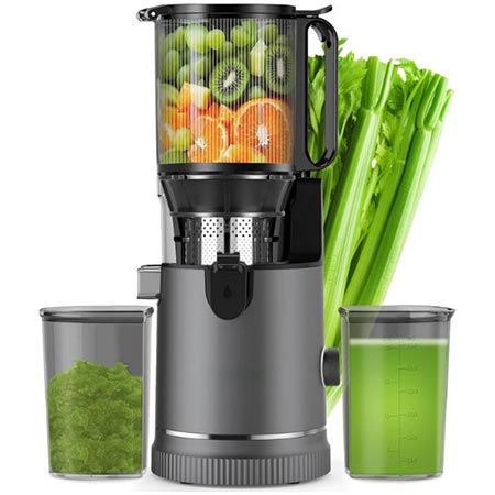 Produktbild: slow juicer 400w motor 1,8l inkl. 2 becher für 71,24 statt 142