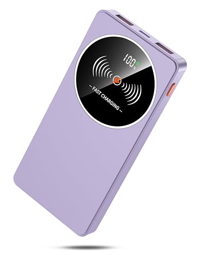 power bank 10000mAh usb c slim externes akku tragbares ladegerät für iphone samsung