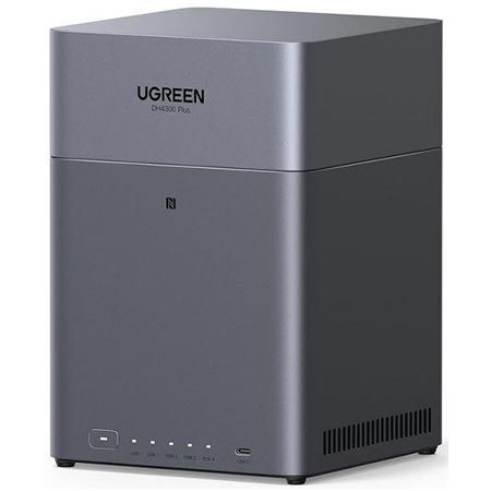ugreen nasync dh4300 plus 4-bay desktop nas 8gb ram für 343,99 euro