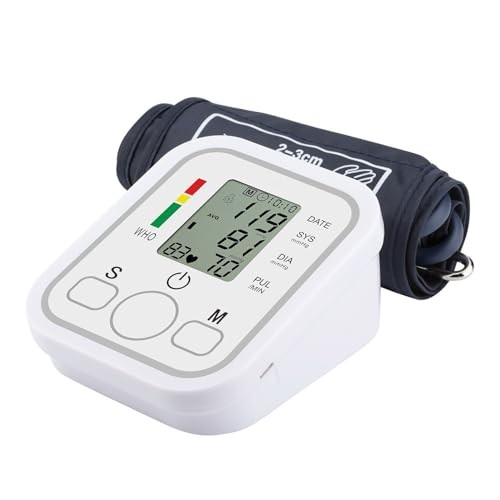Blutdruckmessgerät Oberarm digital, groß Manschette, USB-aufladbar, 2 Benutzer