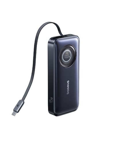 Baseus EnerCore powerbank 10000mAh 45W mit USB-C Kabel 60cm integriert