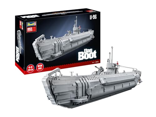 revell u-boot das boot, modellbausatz mit brick system