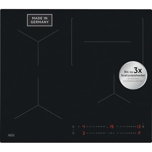 AEG Induktionskochfeld 60 cm autark, 4 Flex-Kochzonen, SaphirMattSE-Oberfläche