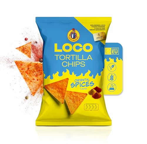 tortilla chips von loco snacks, knusprig und lecker, idealer snacks