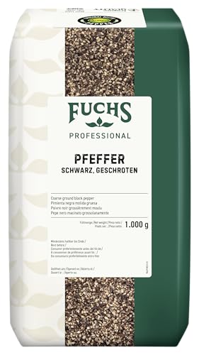 schwarzer pfeffer geschrotet 1 kg fuchs professional beutel 12,61 sparabo