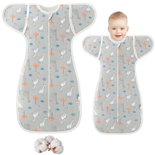 mxyzqde swaddle sack aus atmungsaktivem stoff für ruhigen schlaf und natürliche schlafposition