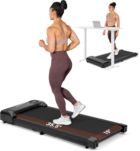walking pad leise, dripex laufband für zuhause bis 120kg, 1-6km/h, 2.5 PS