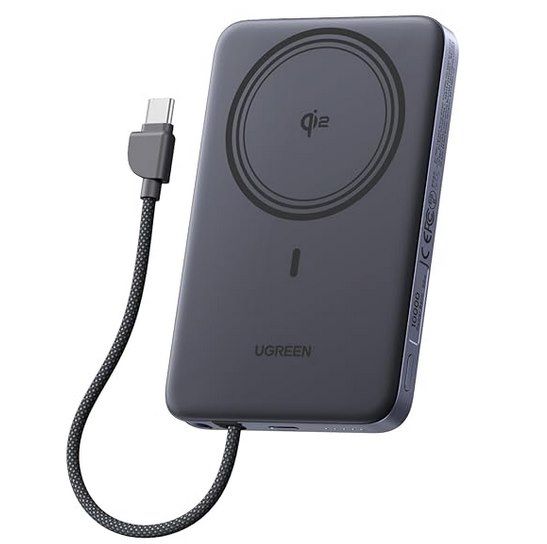 UGREEN MagFlow Air 10.000mAh Powerbank, PD 30W, USB-C Ladegerät