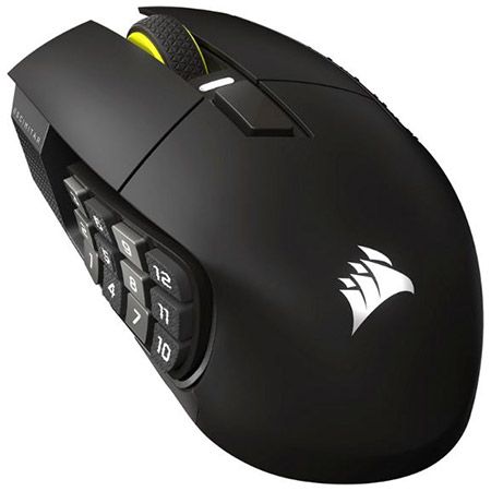 Corsair Scimitar Elite Wireless SE MMO Gaming Maus, schwarz, 109,99