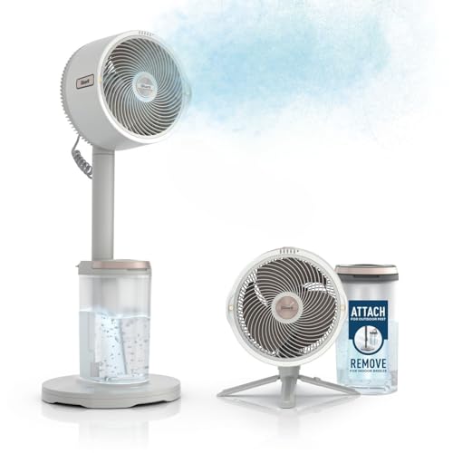 shark flexbreeze pro mist ventilator mit spray system, tragbar, fernbedienung