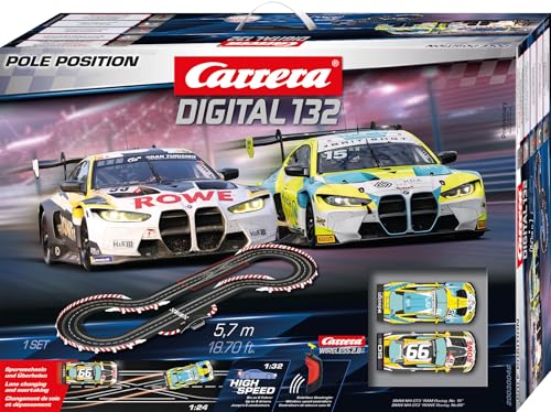 Carrera Digital 132 Pole Position Starter Set 2 BMW Fahrzeuge 5,7m Strecke