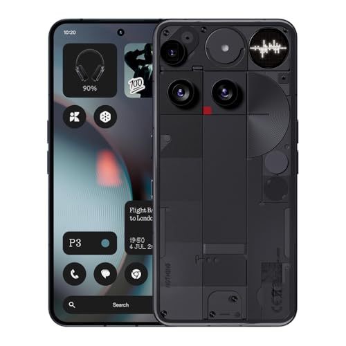 nothing phone 3 handy schwarz, 12gb ram, 256gb speicher