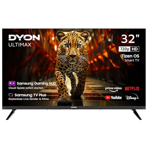 dyon ultimax 32h-ti-w 32 zoll hd smart tv samsung tizen triple tuner 2025