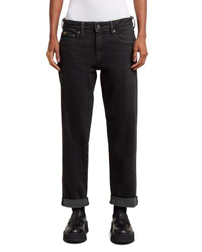 g-star damen boyfriend jeans schwarz washed black 29w 28l