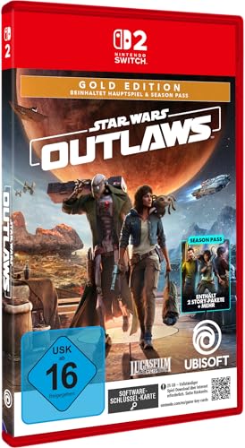 star wars: outlaws gold edition mit season pass für switch 2, amazon de, müller abholung