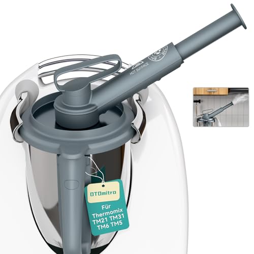 dampfumleiter für thermomix tm5 tm6 tm31, extra lang, bpa-frei mit bürste