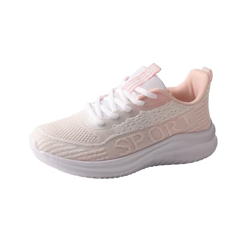 Produktbild: TMA EYES Damen Laufschuhe atmungsaktiv leicht für Sport Fitness Jogging Sneakers, pink, 35