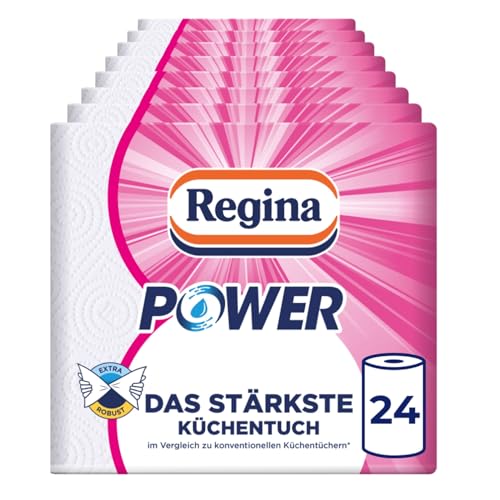 Regina Power küchentücher 24 rollen stark saugfähig großpack