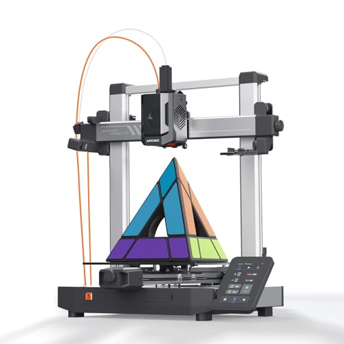 anycubic kobra 3 v2 3d drucker, auto nivellierung, 600mm/s, 255x255x260mm