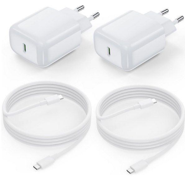 guMosh 25W usb c ladegerät mit 2m ladekabel für 9,85 euro