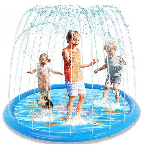 wasserspielmatte 170cm mit sprinkler für kinder 7,97 statt 14