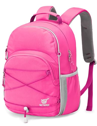 rucksack kinder 12l von skyper, rosa, für kindergarten, schule, wandern, 6-10 jahre