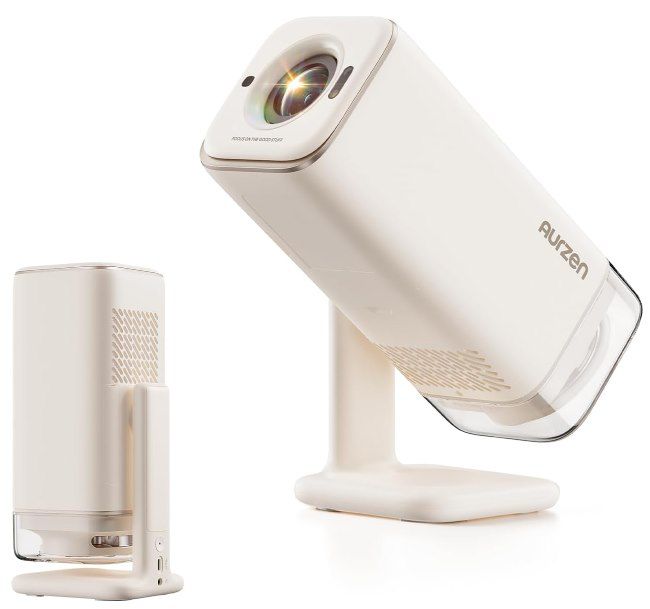 aurzen boom air 1080p mini beamer google tv für 99,99 euro statt 150 euro