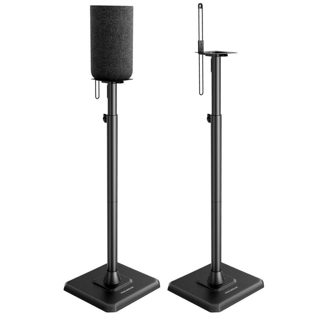 perlegear lautsprecherständer 2x bis 106cm mit kabelmanagement für 44,99