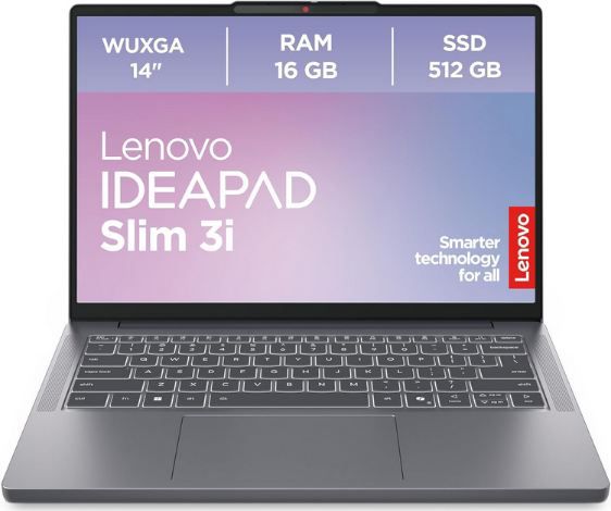 lenovo ideapad slim 3i 14 zoll laptop, i5 13420h, 16gb ram, 512gb ssd, 449,99